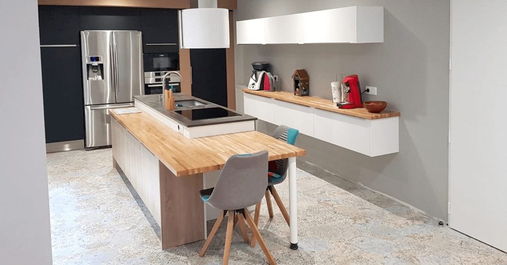 Réalisation de la menuiserie MG Agencement à Mormaison